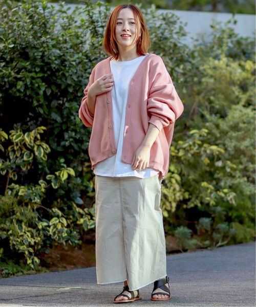 JOURNAL STANDARD relume（ジャーナルスタンダード　レリューム）の「【カーディガン+カットソー2点SET】リサイクルポリエステルニット（ニット/セーター・メンズ・ブラック/ベージュ/パープル/グレー/サックスブルー/ピンク/イエロー/グリーン・MEDIUM/LARGE）」の9枚目の写真