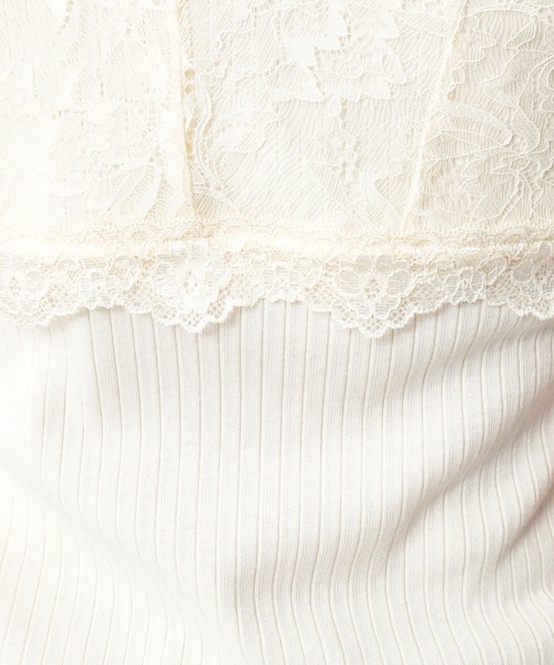 Heather(ヘザー)の「2WAYレースタンクトップ 944848(タンクトップ・レディース・ホワイト/ブラック/ブラウン/グリーン/ブラウン系その他/ホワイト系その他・FREE)」の19枚目の写真