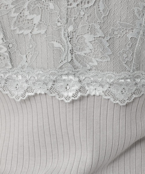 Heather(ヘザー)の「2WAYレースタンクトップ 944848(タンクトップ・レディース・ホワイト/ブラック/ブラウン/グリーン/ブラウン系その他/ホワイト系その他・FREE)」の20枚目の写真