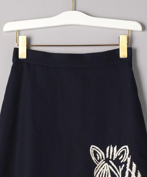 MUVEIL（ミュベール）の「＜MUVEIL（ミュベール）＞ZEBRA スカート ■■■（スカート・レディース・ブラウン/ネイビー・38/36）」の8枚目の写真