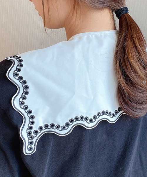 aimoha（アイモハ）の「レースつけ襟（付け襟・レディース・ホワイト/ホワイト系その他・FREE）」の7枚目の写真