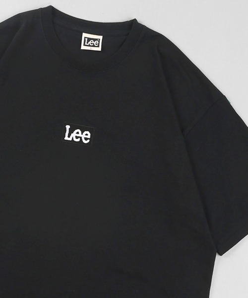 Lee(リー)の「【LEE/リー】ボックスロゴ プリントTシャツ/ビッグシルエット(Tシャツ/カットソー・メンズ・ホワイト/アッシュグレー/サックスブルー/スモークピンク/ブラック・M/L/XL)」の3枚目の写真