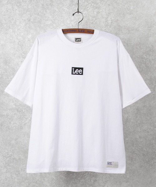 Lee(リー)の「【LEE/リー】ボックスロゴ プリントTシャツ/ビッグシルエット(Tシャツ/カットソー・メンズ・ホワイト/アッシュグレー/サックスブルー/スモークピンク/ブラック・M/L/XL)」の6枚目の写真