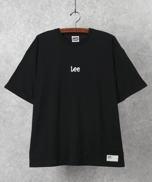 Lee(リー)の「【LEE/リー】ボックスロゴ プリントTシャツ/ビッグシルエット(Tシャツ/カットソー・メンズ・ホワイト/アッシュグレー/サックスブルー/スモークピンク/ブラック・M/L/XL)」の7枚目の写真