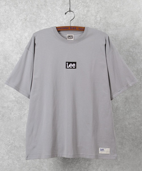 Lee(リー)の「【LEE/リー】ボックスロゴ プリントTシャツ/ビッグシルエット(Tシャツ/カットソー・メンズ・ホワイト/アッシュグレー/サックスブルー/スモークピンク/ブラック・M/L/XL)」の8枚目の写真