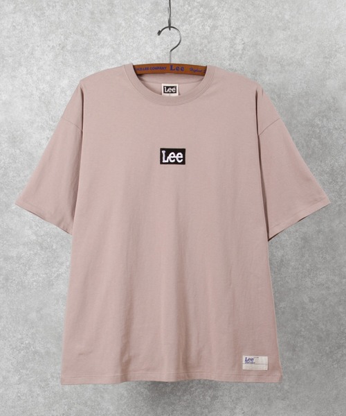 Lee(リー)の「【LEE/リー】ボックスロゴ プリントTシャツ/ビッグシルエット(Tシャツ/カットソー・メンズ・ホワイト/アッシュグレー/サックスブルー/スモークピンク/ブラック・M/L/XL)」の10枚目の写真