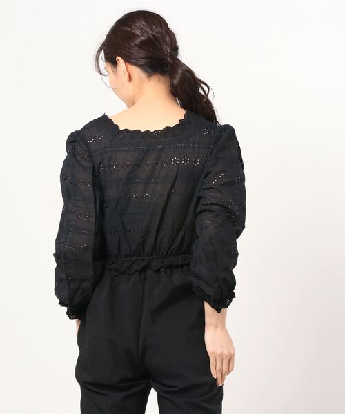 WC（ダブル シー）の「コットンレース長袖ブラウス（シャツ/ブラウス・レディース・ブラック/ホワイト・FREE）」の12枚目の写真