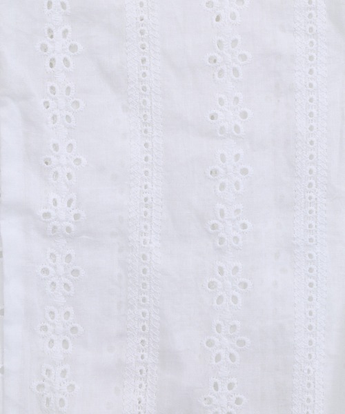 WC（ダブル シー）の「コットンレース長袖ブラウス（シャツ/ブラウス・レディース・ブラック/ホワイト・FREE）」の7枚目の写真