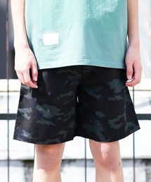 COOKMAN | Cookman クックマン シェフショートパンツ ハーフパンツ イージーパンツ カモブラック 迷彩(その他パンツ)