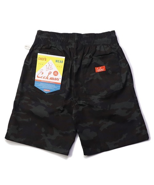 COOKMAN（クックマン）の「Cookman クックマン シェフショートパンツ ハーフパンツ イージーパンツ カモブラック 迷彩（その他パンツ・メンズ・ブラック・MEDIUM/LARGE/SMALL）」の6枚目の写真