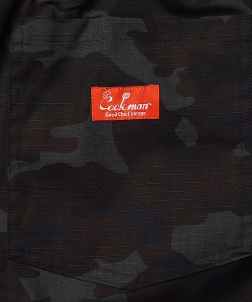 COOKMAN（クックマン）の「Cookman クックマン シェフショートパンツ ハーフパンツ イージーパンツ カモブラック 迷彩（その他パンツ・メンズ・ブラック・MEDIUM/LARGE/SMALL）」の4枚目の写真