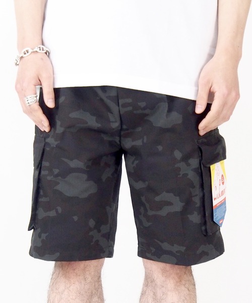 COOKMAN（クックマン）の「Cookman クックマン シェフショートパンツ ハーフパンツ イージーパンツ カモブラック 迷彩（その他パンツ・メンズ・ブラック・MEDIUM/LARGE/SMALL）」の10枚目の写真