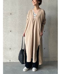 BEARDSLEY | インディゴジャージーワンピース(ワンピース)