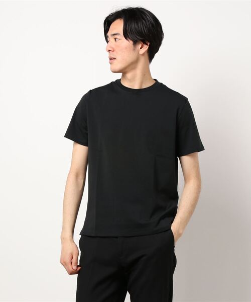 Alexander Julian（アレキサンダージュリアン）の「アレキサンダージュリアンメンズ/ALEXANDER JULIAN：MEN【DRESS T-SHIRT】シルケットポンチ クルーネック半袖Ｔシャツ（Tシャツ/カットソー・メンズ・ベージュ/ネイビー/グリーン/ブラック/ホワイト/グレー・LARGE/X-LARGE/MEDIUM）」の17枚目の写真
