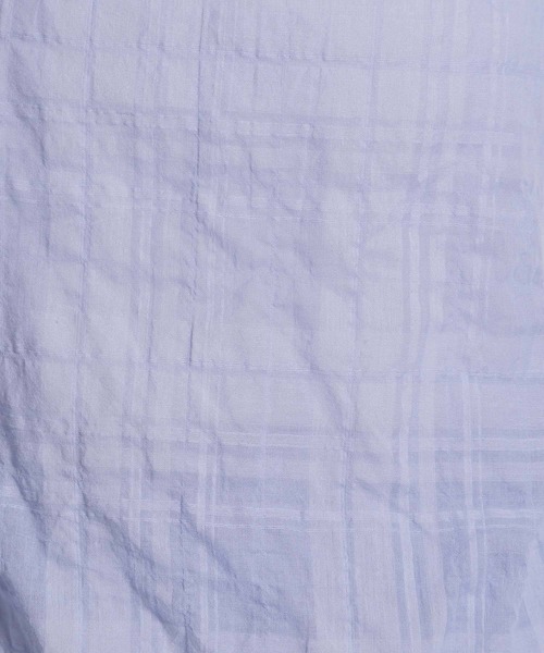 ichi（イチ）の「【ichi(イチ)】シャドーチェック柄ブラウス（シャツ/ブラウス・レディース・ホワイト/ブラック/ラベンダー・FREE）」の5枚目の写真