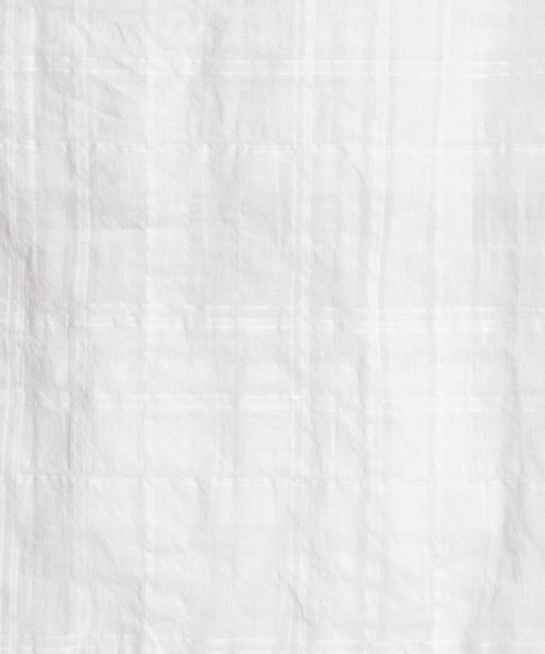 ichi（イチ）の「【ichi(イチ)】シャドーチェック柄ブラウス（シャツ/ブラウス・レディース・ホワイト/ブラック/ラベンダー・FREE）」の7枚目の写真