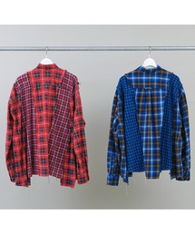 トップス DISCOVERED Docking Nel China Shirts ability（アビリティ）の「DISCOVERED ディスカバード NEWSED リメイク