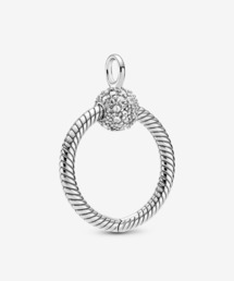 PANDORA | Pandora Moments スモール パヴェ Oペンダント(ネックレス)