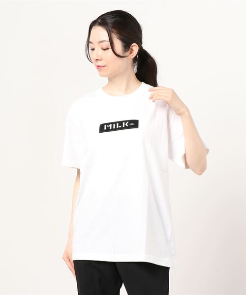 MILKFED.（ミルクフェド）の「BAR WAPPEN S/S TEE（Tシャツ/カットソー・レディース・ブラック/レッド/ホワイト/A・ONE SIZE）」の16枚目の写真