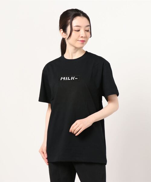 MILKFED.（ミルクフェド）の「BAR WAPPEN S/S TEE（Tシャツ/カットソー・レディース・ブラック/レッド/ホワイト/A・ONE SIZE）」の9枚目の写真