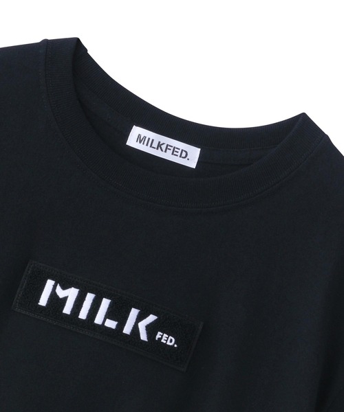 MILKFED.（ミルクフェド）の「BAR WAPPEN S/S TEE（Tシャツ/カットソー・レディース・ブラック/レッド/ホワイト/A・ONE SIZE）」の8枚目の写真
