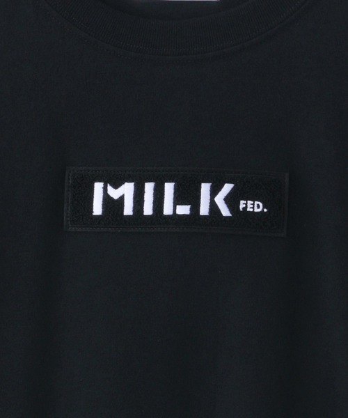 MILKFED.（ミルクフェド）の「BAR WAPPEN S/S TEE（Tシャツ/カットソー・レディース・ブラック/レッド/ホワイト/A・ONE SIZE）」の5枚目の写真