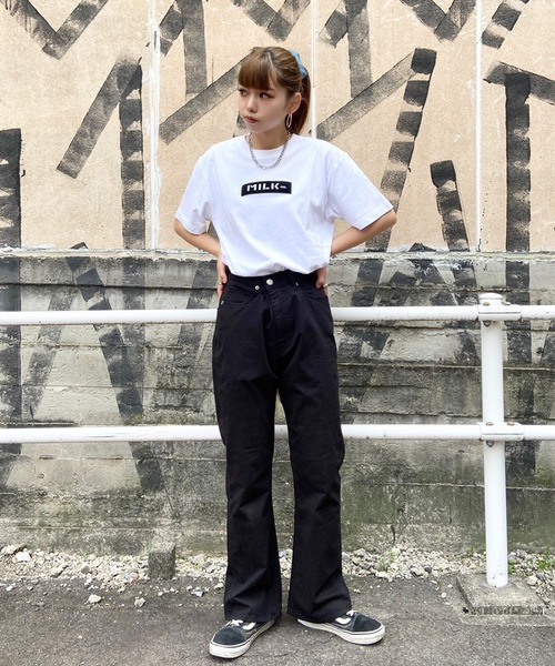 MILKFED.（ミルクフェド）の「BAR WAPPEN S/S TEE（Tシャツ/カットソー・レディース・ブラック/レッド/ホワイト/A・ONE SIZE）」の20枚目の写真