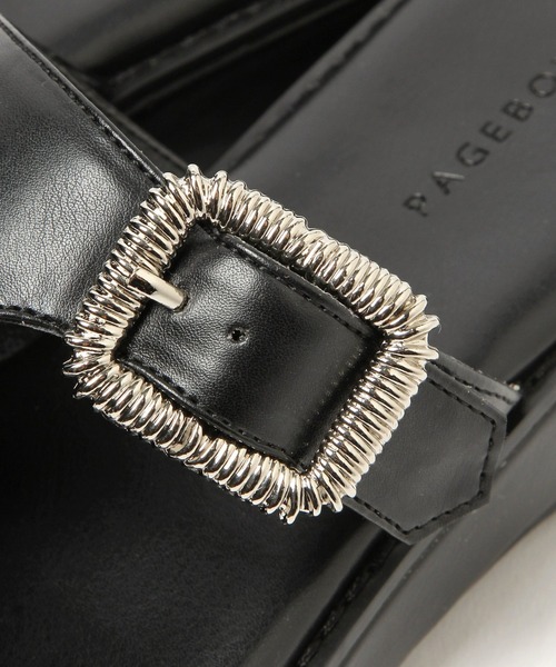 PAGEBOY(ページボーイ)の「Wバックルサンダル(サンダル・レディース・ブラック/ゼブラ・M/L)」の15枚目の写真