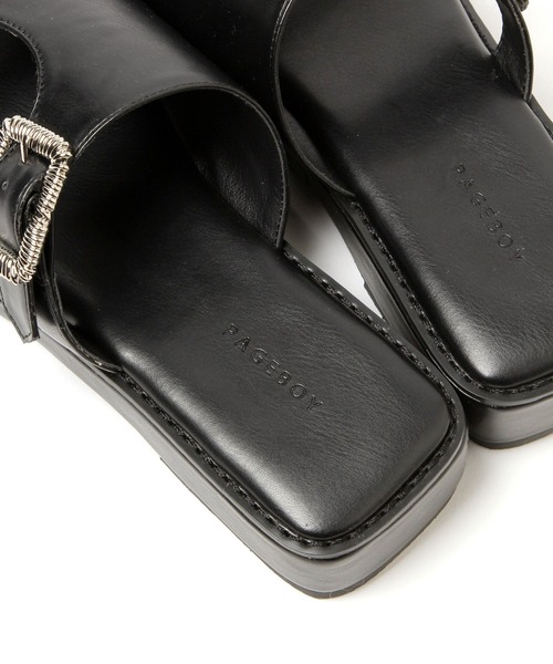 PAGEBOY(ページボーイ)の「Wバックルサンダル(サンダル・レディース・ブラック/ゼブラ・M/L)」の16枚目の写真