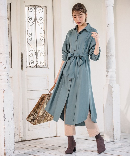 セール ブランド古着 シャツワンピース シャツワンピース Andemiu アンデミュウ のファッション通販 Zozoused