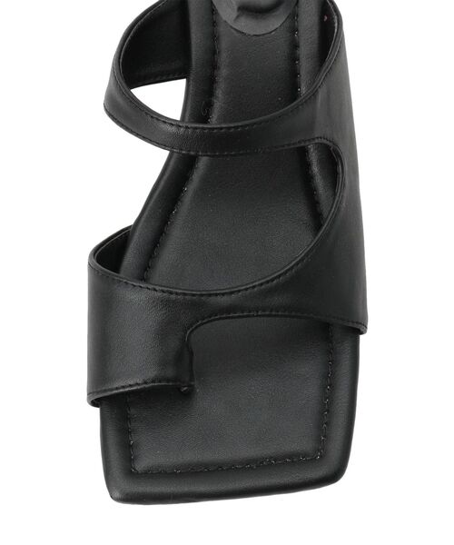 GYDA（ジェイダ）の「スクエアトゥスポサンダル（サンダル・レディース・ブラック/アイボリー・SMALL/MEDIUM/LARGE）」の19枚目の写真