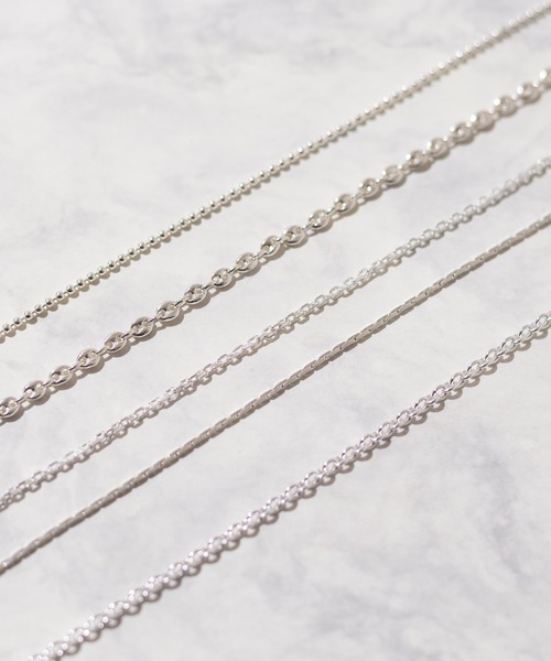 NEW BROWN（ニューブラウン）の「【NEW BROWN】 pig nose chain silver necklace ピッグノーズチェーンシルバーネックレス NB25（ネックレス・メンズ・シルバー・FREE）」の3枚目の写真