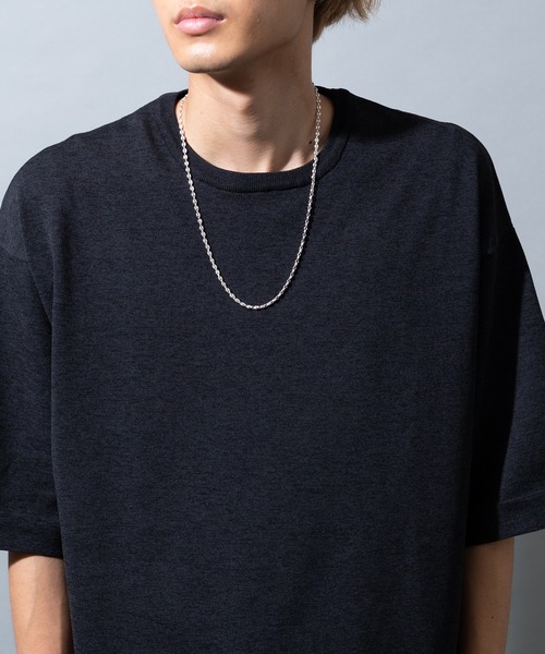 NEW BROWN（ニューブラウン）の「【NEW BROWN】 pig nose chain silver necklace ピッグノーズチェーンシルバーネックレス NB25（ネックレス・メンズ・シルバー・FREE）」の13枚目の写真