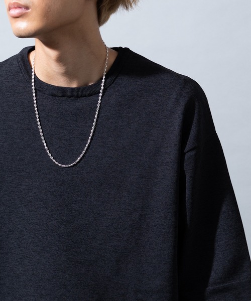 NEW BROWN（ニューブラウン）の「【NEW BROWN】 pig nose chain silver necklace ピッグノーズチェーンシルバーネックレス NB25（ネックレス・メンズ・シルバー・FREE）」の15枚目の写真