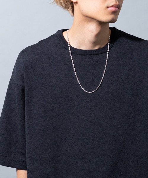 NEW BROWN（ニューブラウン）の「【NEW BROWN】 pig nose chain silver necklace ピッグノーズチェーンシルバーネックレス NB25（ネックレス・メンズ・シルバー・FREE）」の16枚目の写真