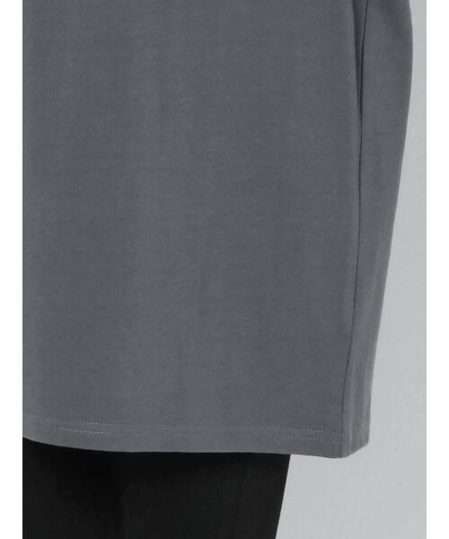 EVRIS（エヴリス）の「ロールアップグラフィックTEE（Tシャツ/カットソー・レディース・ベージュ/グレー/ブルー/アイボリー・FREE）」の11枚目の写真