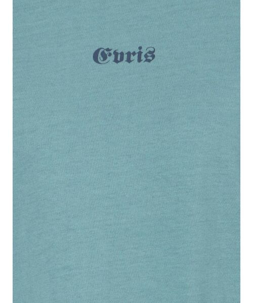 EVRIS（エヴリス）の「ロールアップグラフィックTEE（Tシャツ/カットソー・レディース・ベージュ/グレー/ブルー/アイボリー・FREE）」の13枚目の写真