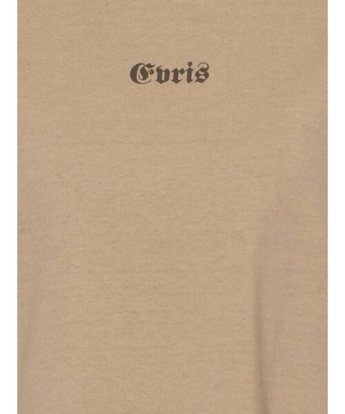 EVRIS（エヴリス）の「ロールアップグラフィックTEE（Tシャツ/カットソー・レディース・ベージュ/グレー/ブルー/アイボリー・FREE）」の14枚目の写真