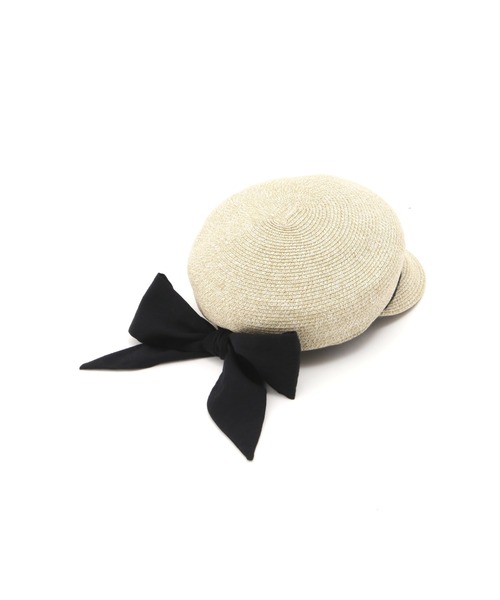 JILL STUART（ジルスチュアート）の「◆【美人百花6月号掲載】ライトキャスケット（キャスケット・レディース・ブラック/ベージュ・FREE）」の5枚目の写真