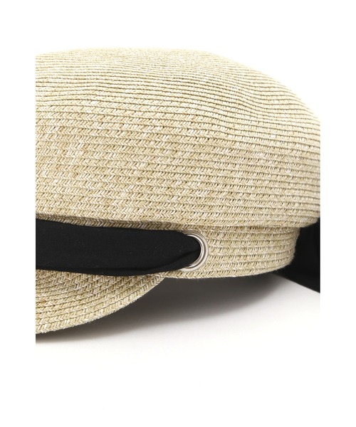 JILL STUART（ジルスチュアート）の「◆【美人百花6月号掲載】ライトキャスケット（キャスケット・レディース・ブラック/ベージュ・FREE）」の3枚目の写真