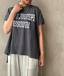 [SCREEN STARS/スクリーンスターズ] 別注 カレッジプリント ビッグシルエットノースリーブTシャツ