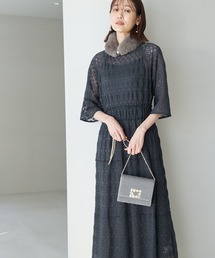 【一部店舗限定】【Mon E’toile/モンエトワール】ティアードレースDRESS