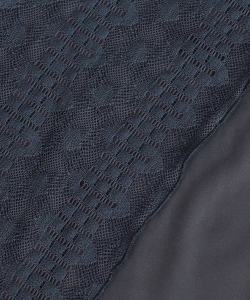 ROPE' PICNIC(ロペピクニック)の「【一部店舗限定】【Mon E’toile/モンエトワール】ティアードレースDRESS(ドレス・レディース・ライトグレー/イエロー/スミクロ・38)」の11枚目の写真