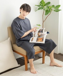 Rocky Monroe（ロッキーモンロー）の「セットアップ ルームウェア ダンボールニット & ハーフ丈パンツ ワンマイル ナイトウェア（ルームウェア/パジャマ）」