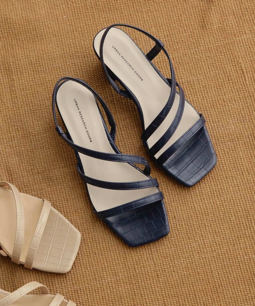 URBAN RESEARCH DOORS（アーバンリサーチドアーズ）の「クロコストラップサンダル（サンダル・レディース・ベージュ/ネイビー/オレンジ・38/36/37）」の15枚目の写真