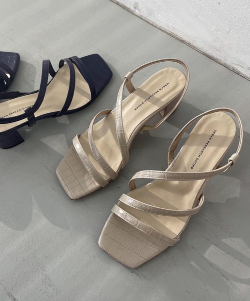 URBAN RESEARCH DOORS（アーバンリサーチドアーズ）の「クロコストラップサンダル（サンダル・レディース・ベージュ/ネイビー/オレンジ・38/36/37）」の8枚目の写真