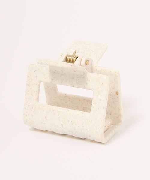 Me%(ミィパーセント)の「サンドスクエアバンスクリップ(バレッタ/ヘアクリップ・レディース・ブルー/イエロー/アイボリー・FREE)」の12枚目の写真