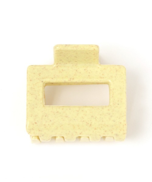 Me%(ミィパーセント)の「サンドスクエアバンスクリップ(バレッタ/ヘアクリップ・レディース・ブルー/イエロー/アイボリー・FREE)」の6枚目の写真