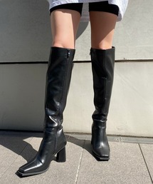 EVOL | 【EVOL】  スクエアロングブーツ IR9687(ブーツ)