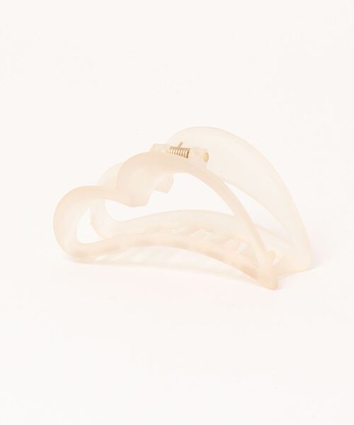 セール Majestic Legon マジェスティックレゴン のファッション クリアハートヘアクリップ バレッタ ヘアクリップ Majestic